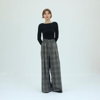 コットンランダムリブ ボートネックプルオーバー | GALERIE VIE (Women