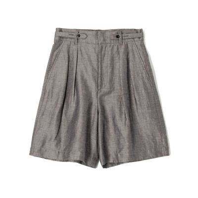 ＜GALERIE VIE (Women)＞ライトコンパクトツイル　タックハーフパンツ