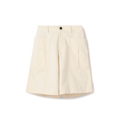 ＜GALERIE VIE (Women)＞コットンヘンプツイル　ハーフパンツ