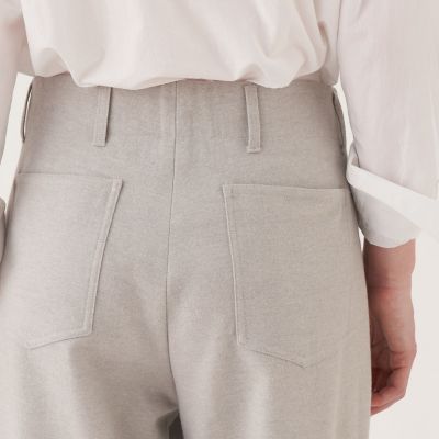 ウールサキソニー セミワイドパンツ | GALERIE VIE (Women)/ギャルリー