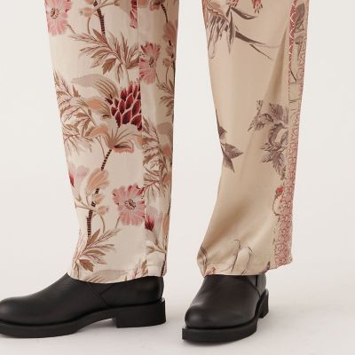 レーヨンサテンプリント パジャマパンツ | GALERIE VIE (Women