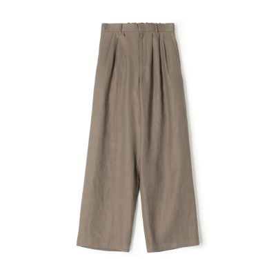 サルファーリネン　タックワイドパンツ