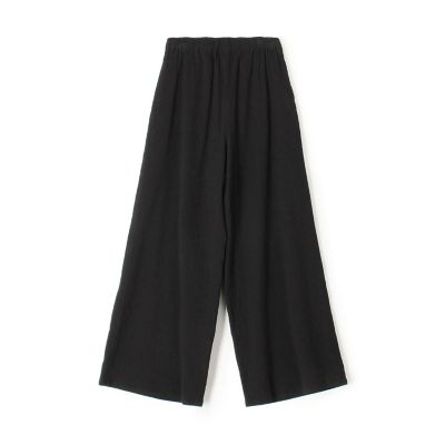 コットンリネンストレッチ イージーワイドパンツ | GALERIE VIE
