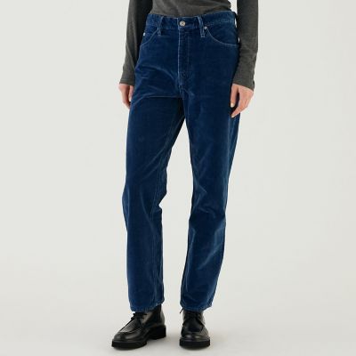 ベルベットインディゴ　ストレートパンツ