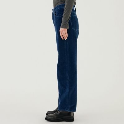 ベルベットインディゴ　ストレートパンツ