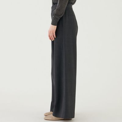 レーヨンウールデラヴェ ワイドタックパンツ | GALERIE VIE (Women