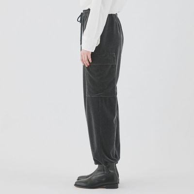 コットンベロア　カーゴパンツ