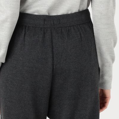 ブラッシュドシルク　テーパードパンツ