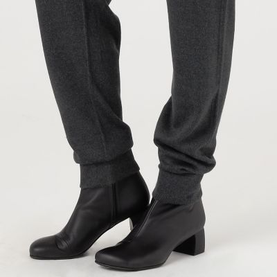 ブラッシュドシルク　テーパードパンツ