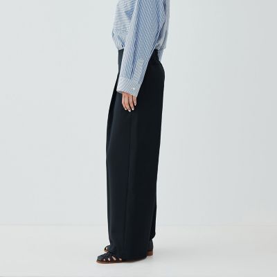 ウォッシャブルギャバ　イージータックパンツ