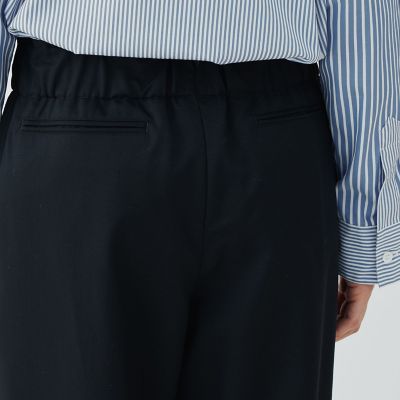 ウォッシャブルギャバ　イージータックパンツ