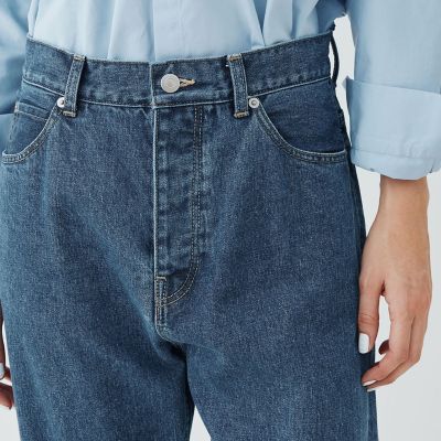 ヴィンテージブルーデニム ロングヘムパンツ | GALERIE VIE (Women