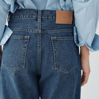 ヴィンテージブルーデニム ロングヘムパンツ | GALERIE VIE (Women