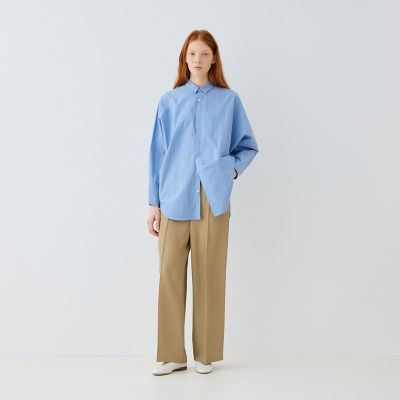 シルキートリコチン　ストレートパンツ