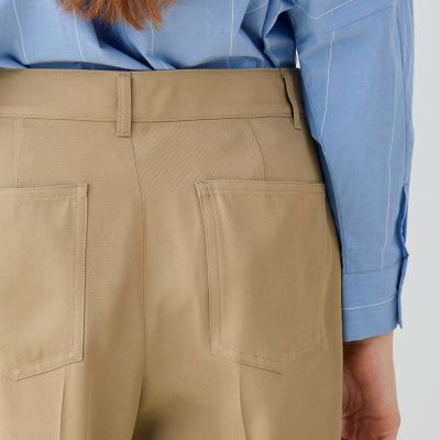 シルキートリコチン　ストレートパンツ
