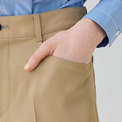 シルキートリコチン　ストレートパンツ