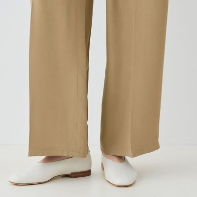 シルキートリコチン　ストレートパンツ