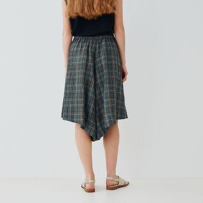 ランダムリネン フレアハーフパンツ | GALERIE VIE (Women)/ギャルリー