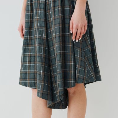 ランダムリネン フレアハーフパンツ | GALERIE VIE (Women)/ギャルリー