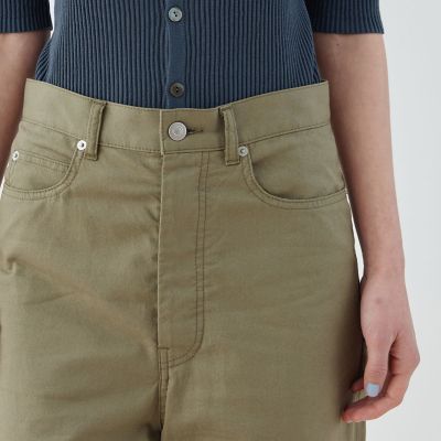 ノンマーセライズドコットン　５ポケットパンツ
