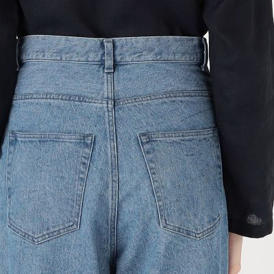 ハイツイストデニム　ストレートパンツ