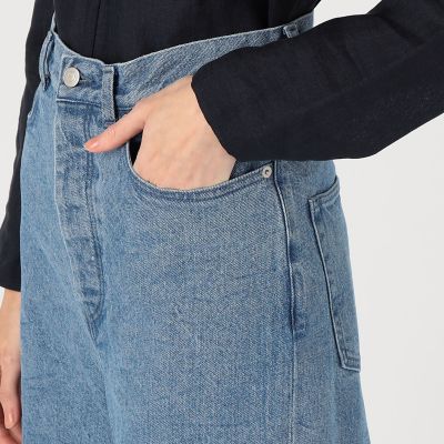ハイツイストデニム　ストレートパンツ