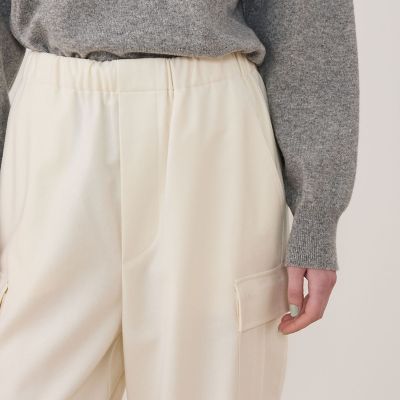 ウールサキソニー イージーカーゴパンツ | GALERIE VIE (Women