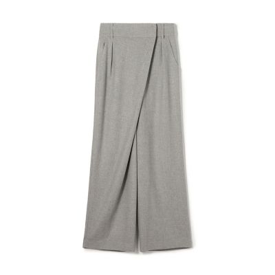 ＜GALERIE VIE (Women)＞【予約商品１１月下旬以降順次お届け】グリッターストライプ　ワンサイドタックスラックス