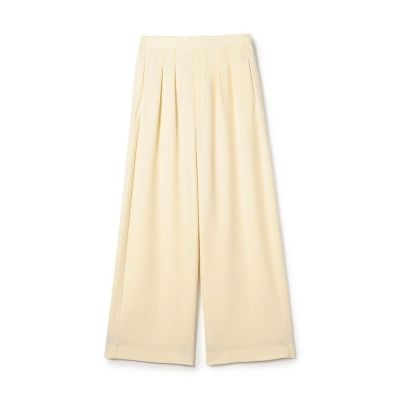 ＜GALERIE VIE (Women)＞ミルドスムース　タックワイドパンツ