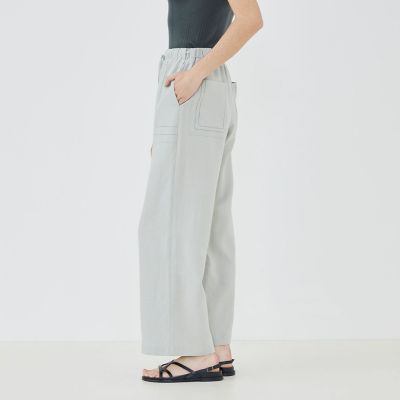 フレンチリネン イージーストレートパンツ | GALERIE VIE (Women