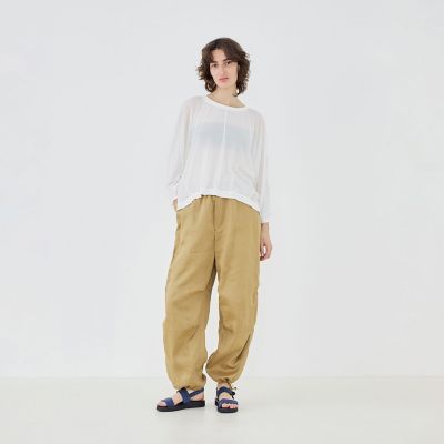 ラミーサテン ニータックパンツ | GALERIE VIE (Women)/ギャルリー