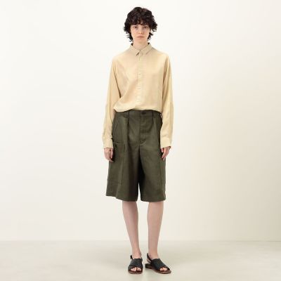 ラミーツイル ワンタックハーフパンツ | GALERIE VIE (Women