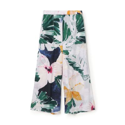 GALERIE VIE (Women)/ギャルリー・ヴィー 【予約商品７月上旬以降順次お届け】インドコットンプリント　イージーワイドパンツ