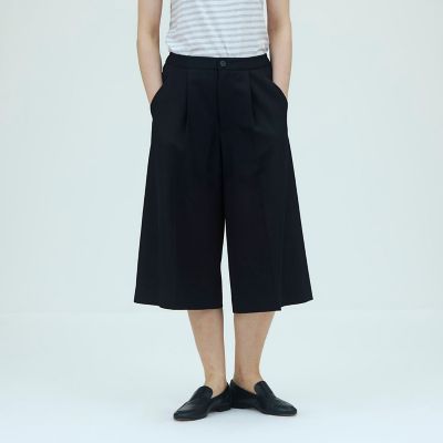 ウーステッドウールギャバジン ハーフパンツ | GALERIE VIE (Women