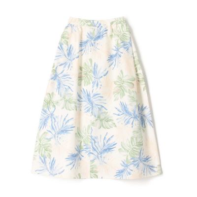 ＜GALERIE VIE (Women)＞ボタニカルジャカードプリント　イージーワイドスカート