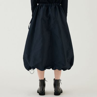 美品✨ギャルリーヴィー シェイプメモリーウェザー　コクーンスカート ネイビー シェイプメモリーウェザー コクーンスカート | GALERIE VIE (Women