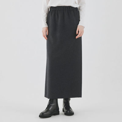 スムースビーバー ストレートロングスカート | GALERIE VIE (Women