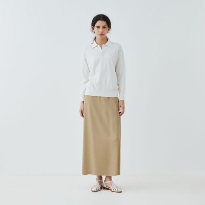 シルキートリコチン　Ａラインスカート
