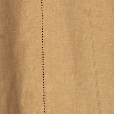 リブコンビフレンチリネン　Ａラインマキシスカート