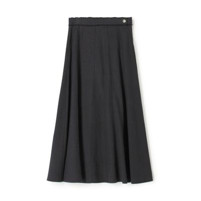 リブコンビフレンチリネン　Ａラインマキシスカート