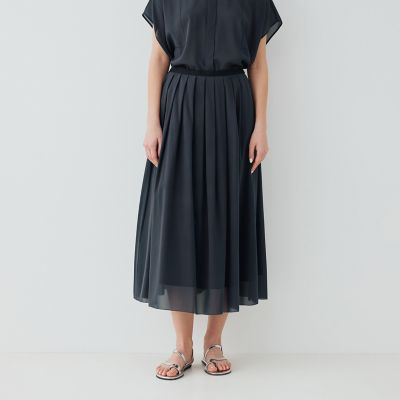 ライトシルクストレッチ　イージータックスカート