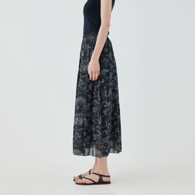 ＬａｎｄＳｃａｐｅシルクストレッチ　イージータックスカート