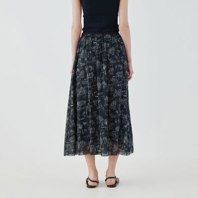 ＬａｎｄＳｃａｐｅシルクストレッチ　イージータックスカート