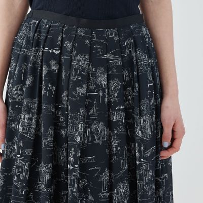 ＬａｎｄＳｃａｐｅシルクストレッチ　イージータックスカート