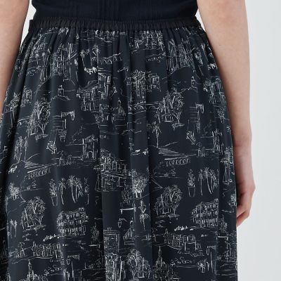 ＬａｎｄＳｃａｐｅシルクストレッチ　イージータックスカート