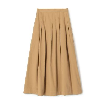 ＜GALERIE VIE (Women)＞ノンマーセライズドコットン　ランダムタックスカート
