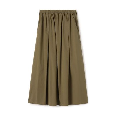 ＜GALERIE VIE (Women)＞コットンツイル　ギャザーロングスカート