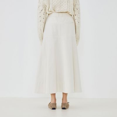 ノンマーセライズドコットン フレアスカート | GALERIE VIE (Women