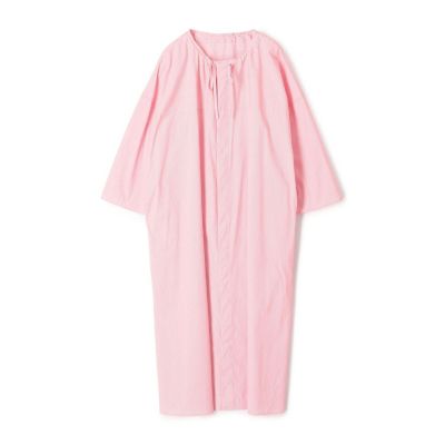 ＜GALERIE VIE (Women)＞コットンストレッチブロード　ギャザーネックワンピース