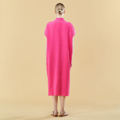 galerie vieリネンコットンカシミヤ ステンカラーシャツワンピース galerie vieリネンコットンカシミヤ ステンカラーシャツ